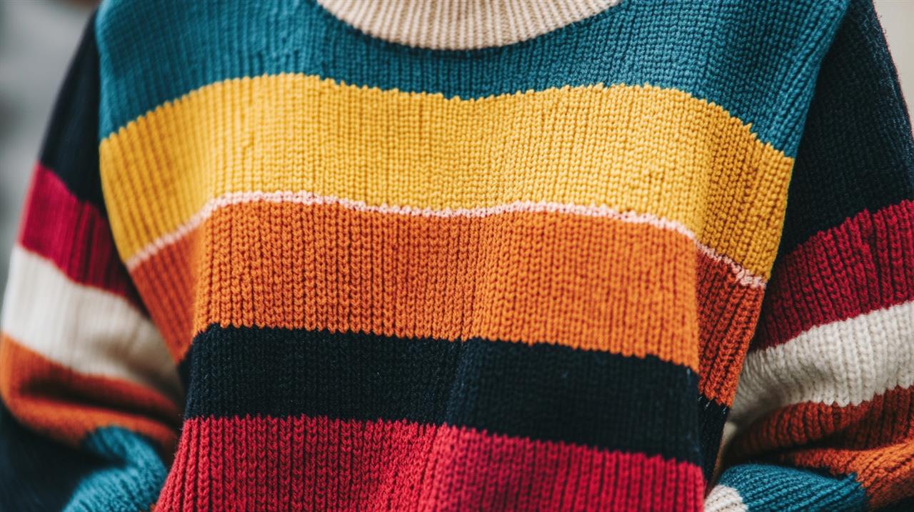 Stribet strik - mode, komfort og tidløs stil