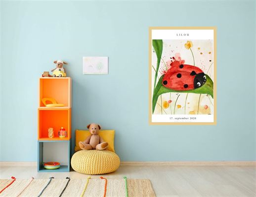 Navneplakater: Den fineste personlige kunst til de mindstes værelser