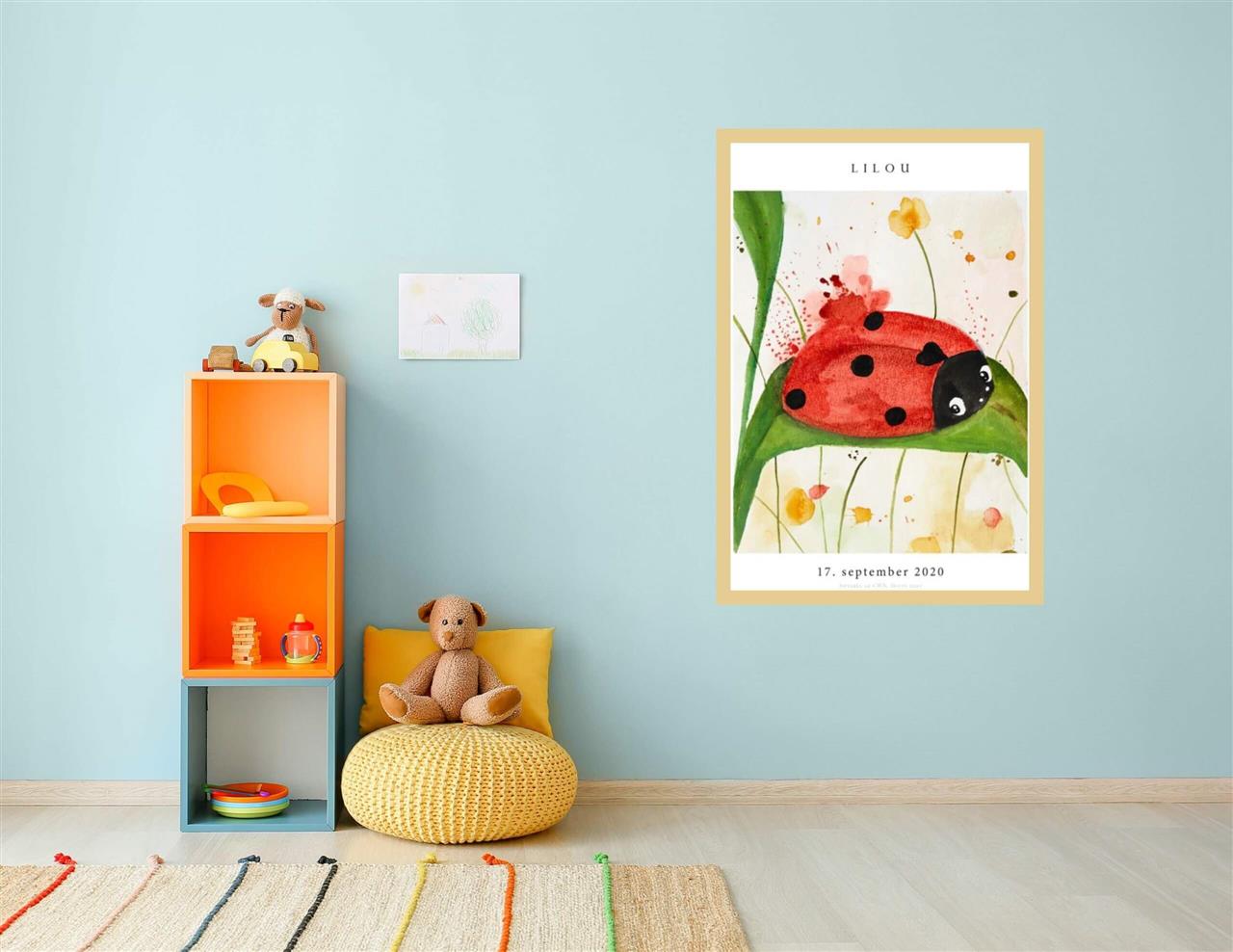 Navneplakater: Den fineste personlige kunst til de mindstes værelser