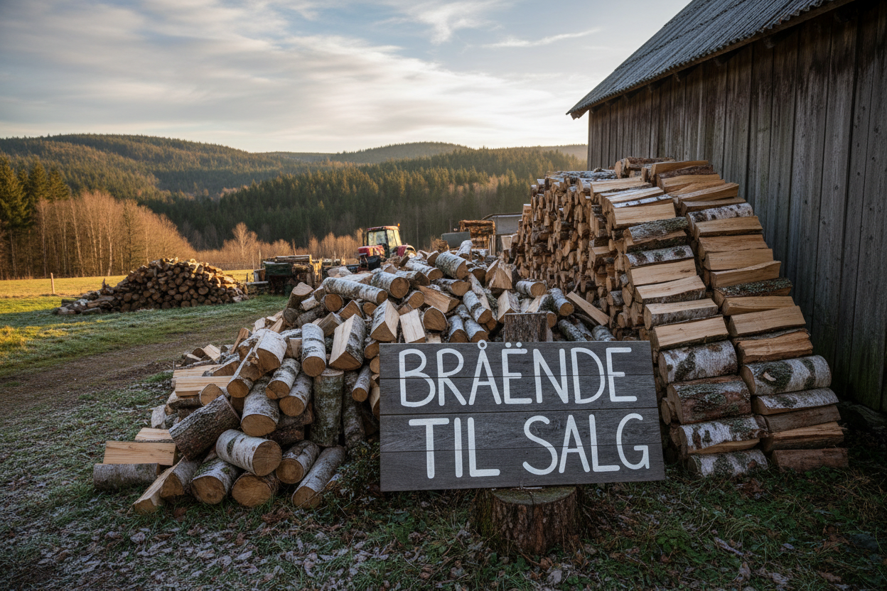 Brænde til salg: Sådan vælger du det rette og får mest for pengene